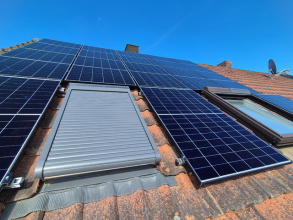 Aufdachanlage mit Batteriespeicher, Heizstab und Full Backup - 12,61 kWp